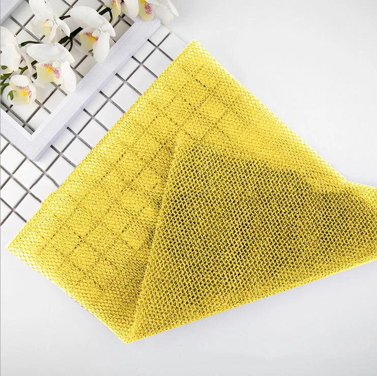 1Pcs African Net Sponge, 30x80cm African Exfoliating Body Net Scrubbing Wash Net Washcloth Long Bathing Sponge Net Shower