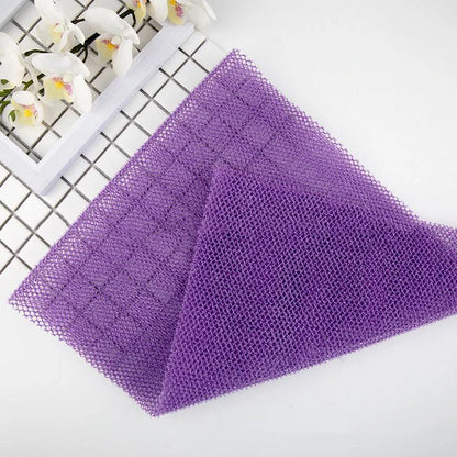 1Pcs African Net Sponge, 30x80cm African Exfoliating Body Net Scrubbing Wash Net Washcloth Long Bathing Sponge Net Shower