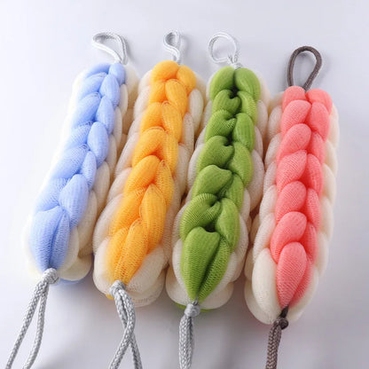 Adult Backrub Bathing Tool Scrub Strap Shower Washcloth Bast Wisp Flower Mesh Push Up Bubble Massage Brush Bath Clean Tools