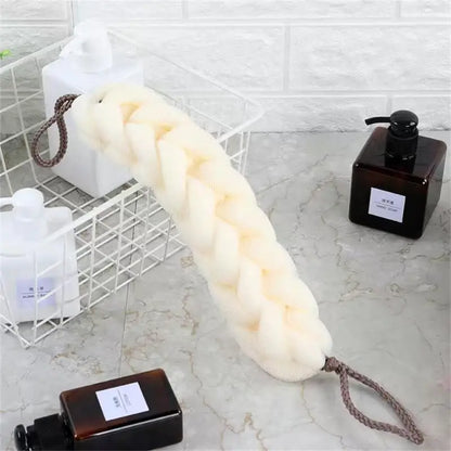 2024 Bath Brush Body Scrub Back Scrubber Washcloth Mesh Shower Loofahs Bath Body Massage Brush Bathroom Sponges Brush