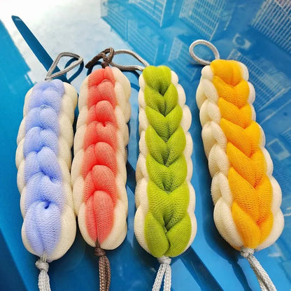 Adult Backrub Bathing Tool Scrub Strap Shower Washcloth Bast Wisp Flower Mesh Push Up Bubble Massage Brush Bath Clean Tools