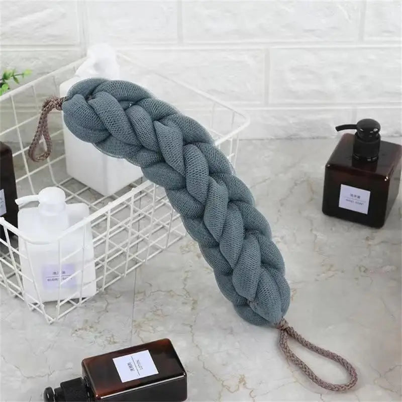 2024 Bath Brush Body Scrub Back Scrubber Washcloth Mesh Shower Loofahs Bath Body Massage Brush Bathroom Sponges Brush